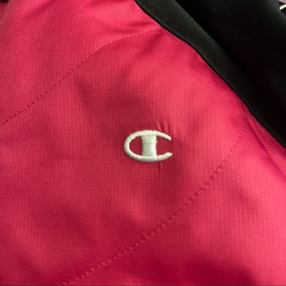 Champion Cold Weather Gear Pink Black Long Sleeved Activewear Full Zip J… - Picture 2 of 16